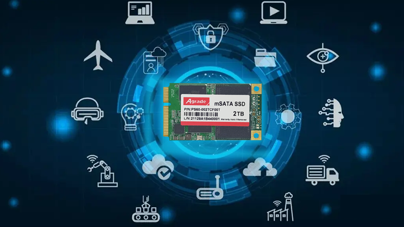 Agrade睿達工業級mSATA SSD為智能生活助力